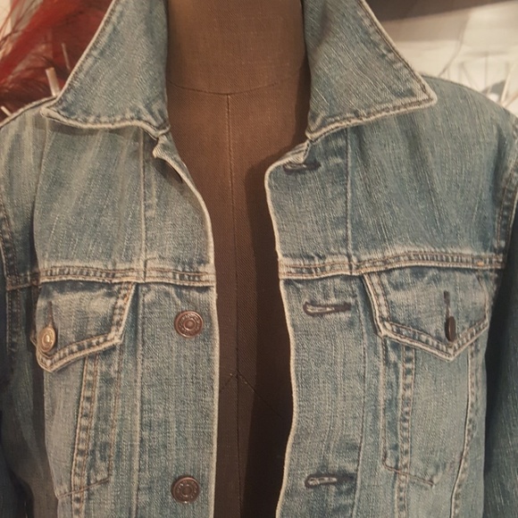 Gap Denim Jacket Blue Sz Small - Picture 8 of 8